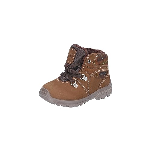 RICOSTA Baby Jungen Winterstiefel DESSE,Kinder Lauflernschuhe,WMS:Weit,lose Einlage,Sympatex,Outdoor-Kinderschuhe,warm,Caramel/Schoko (280),22 EU von RICOSTA