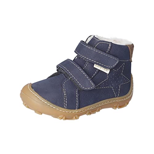 RICOSTA Baby Jungen Lauflernschuhe Donny,Kinder Boots,WMS:Weit,CareTEX,terracare,Barfuß-Schuh,Lauflernschuhe mit Klettverschluss,See (180),22 EU von RICOSTA