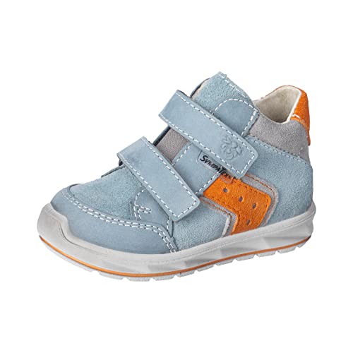 RICOSTA Baby Jungen Lauflernschuhe KIMO,Kinder Boots,WMS:Mittel,lose Einlage,Sympatex,klettstiefel,booties,leder,arctic (130),23 EU von RICOSTA