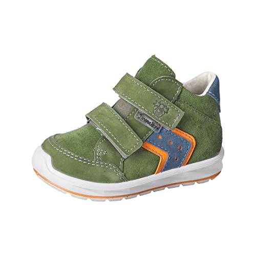 RICOSTA Baby Jungen Lauflernschuhe KIMO,Kinder Boots,WMS:Mittel,lose Einlage,Sympatex,Klettstiefel,Booties,Leder,Kaktus (550),21 EU von RICOSTA