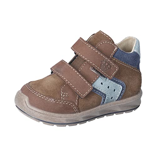 RICOSTA Baby Jungen Lauflernschuhe KIMO,Kinder Boots,WMS:Weit,lose Einlage,Sympatex,Klettstiefel,Booties,Leder,Hazel (260),23 EU von RICOSTA