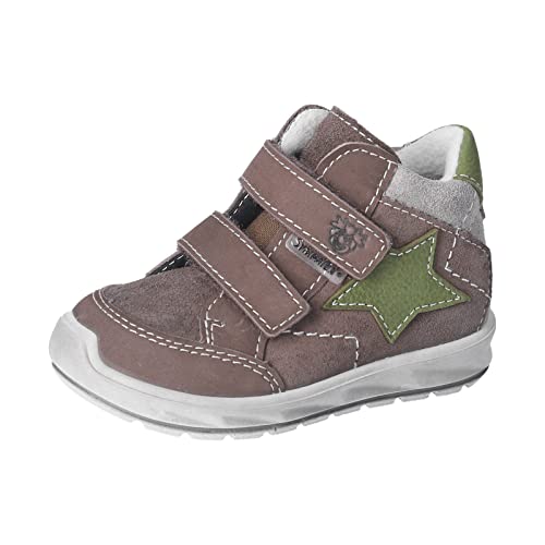 RICOSTA Baby Jungen Lauflernschuhe Kimi,Kinder Boots,WMS:Mittel,lose Einlage,Sympatex,Klettstiefel,wasserdicht,Booties,Quinoa (280),21 EU von RICOSTA