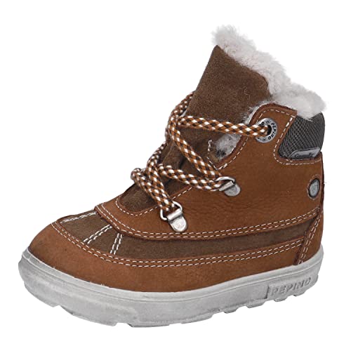 RICOSTA Baby Jungen Winterstiefel Paolo,Kinder Lauflernschuhe,WMS:Weit,lose Einlage,Sympatex,Outdoor-Kinderschuhe,warm,Curry/Hazel (260),21 EU von RICOSTA