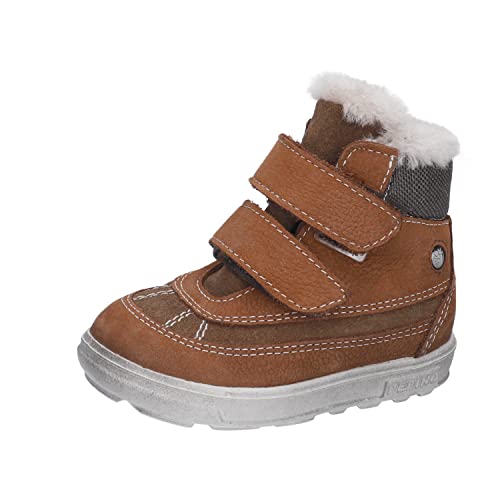 RICOSTA Baby Jungen Winterstiefel Pedro,Kinder Lauflernschuhe,WMS:Weit,lose Einlage,Sympatex,Winterboots,lammfell-Stiefel,Curry/Hazel (260),20 EU von RICOSTA