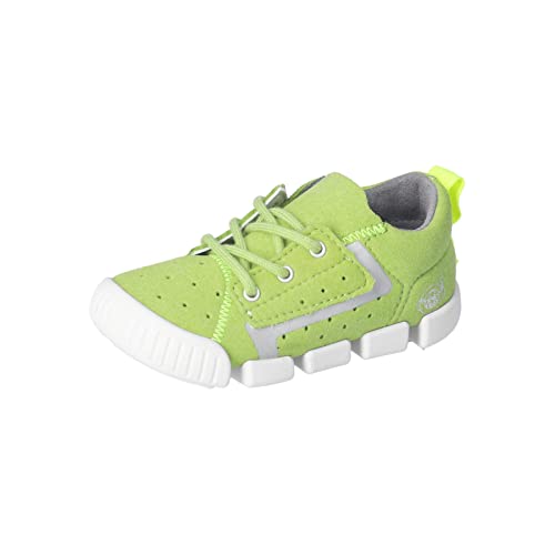 RICOSTA Baby Jungen Low-Top Sneaker Buzz,Kinder Lauflernschuhe,waschbar,vegan,schnürschuhe,schnürer,Halbschuhe,Lime/Neongelb (780),23 EU von RICOSTA