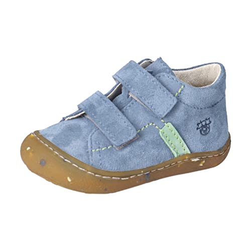 RICOSTA Baby Jungen Low-Top Sneaker CALY,Kinder Lauflernschuhe,lose Einlage,RICOSTAcare,Klettschuhe,Klettverschluss,Reef/grün (140),22 EU von RICOSTA