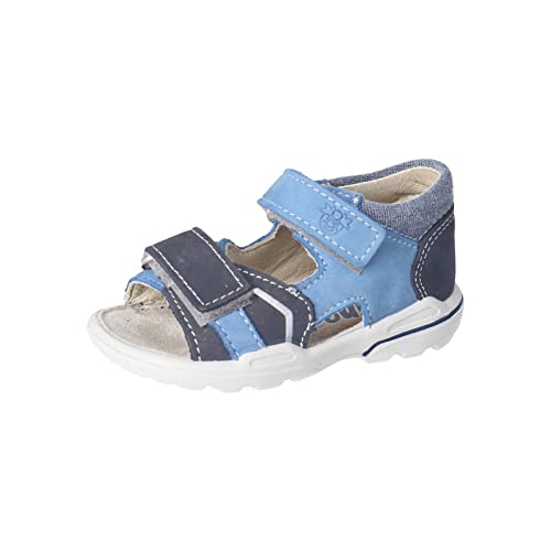RICOSTA Baby Jungen Sandalen Joris,Kinder Lauflernschuhe,WMS:Weit,Outdoorsandalen,Halbschuhe,Klettverschluss,adratic/Nautic (170),20 EU von RICOSTA