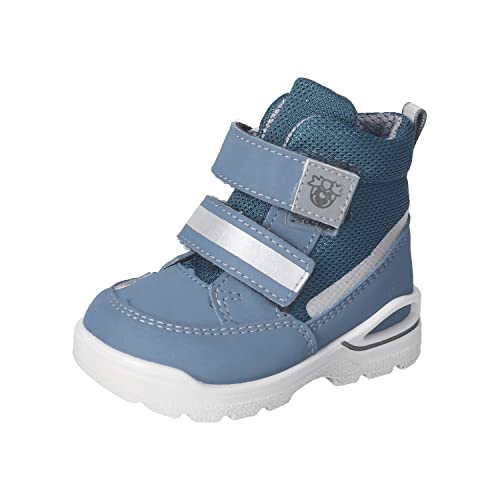 RICOSTA Baby Jungen Winterstiefel Flori,Kinder Lauflernschuhe,WMS:Mittel,lose Einlage,Sympatex,waschbar,vegan,Pavone/Petrol (140),23 EU von RICOSTA