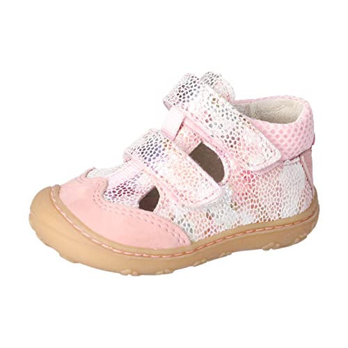 RICOSTA Baby Mädchen Kletthalbschuhe EBI,Kinder Lauflernschuhe,WMS:Mittel,lose Einlage,Freizeitschuhe,Klettverschluss,Klettschuhe,rosa (320),21 EU von RICOSTA