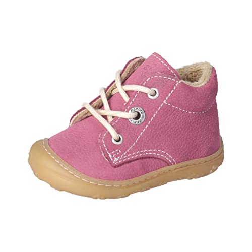 RICOSTA Baby Mädchen Lauflernschuhe CORANY,Kinder Boots,WMS:Mittel,lose Einlage,terracare,schnürschuhe,schnürer,Booties,Fuchsia (360),22 EU von RICOSTA