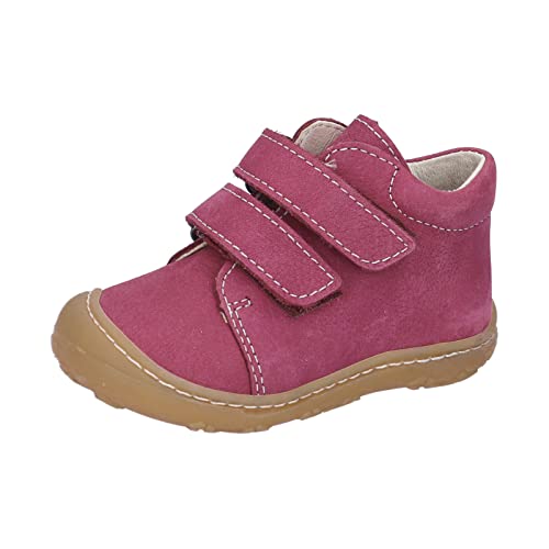 RICOSTA Baby Mädchen Lauflernschuhe Chrisy,Kinder Boots,WMS:Mittel,lose Einlage,terracare,Klettstiefel,Booties,Leder,Fuchsia (360),22 EU von RICOSTA