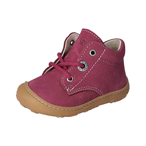 RICOSTA Baby Mädchen Lauflernschuhe Cory,Kinder Boots,WMS:Mittel,lose Einlage,terracare,schnürstiefel,Booties,Leder,Fuchsia (360),22 EU von RICOSTA