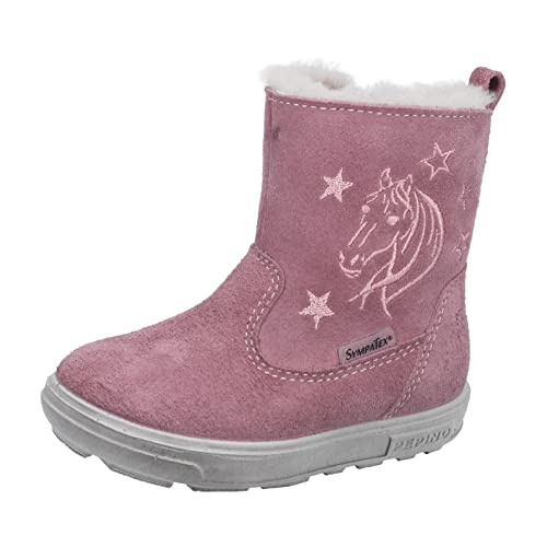 RICOSTA Baby Mädchen Lauflernschuhe Cosi,Kinder Boots,WMS:Mittel,lose Einlage,Sympatex,Outdoor-Kinderschuhe,lammfell-Stiefel,Sucre (320),21 EU von RICOSTA