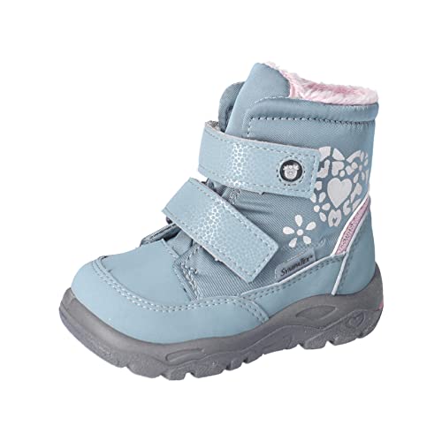 RICOSTA Baby Mädchen Lauflernschuhe JANA,Kinder Boots,WMS:Mittel,lose Einlage,Sympatex,Lammwolle,warm,gefüttert,wasserdicht,Arctic (130),23 EU von RICOSTA