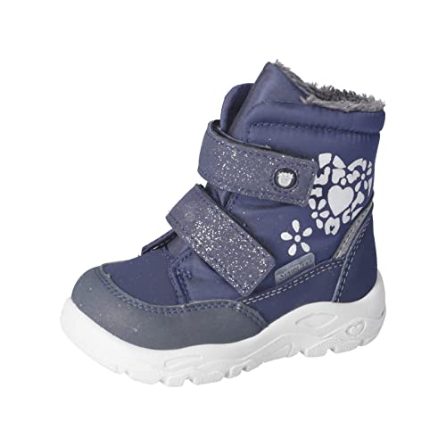 RICOSTA Baby Mädchen Lauflernschuhe JANA,Kinder Boots,WMS:Mittel,lose Einlage,Sympatex,Stiefel,Lammwolle,warm,gefüttert,Nautic/Marine (170),23 EU von RICOSTA