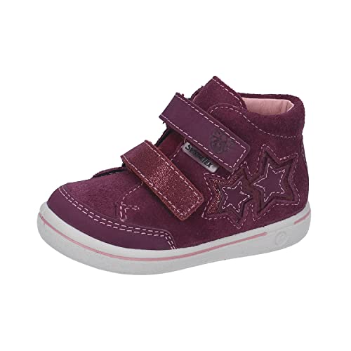 RICOSTA Baby Mädchen Stiefel SINI,Kinder Lauflernschuhe,WMS:Mittel,lose Einlage,Sympatex,Klettstiefel,Booties,wasserdicht,Merlot (380),23 EU von RICOSTA