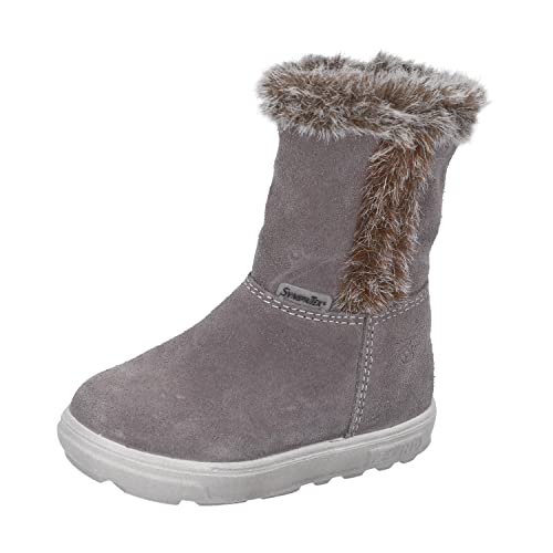 RICOSTA Baby Mädchen Winterstiefel USKY,Kinder Lauflernschuhe,WMS:Mittel,lose Einlage,Sympatex,Winterschuhe,uebergangsstiefel,Meteor (460),23 EU von RICOSTA