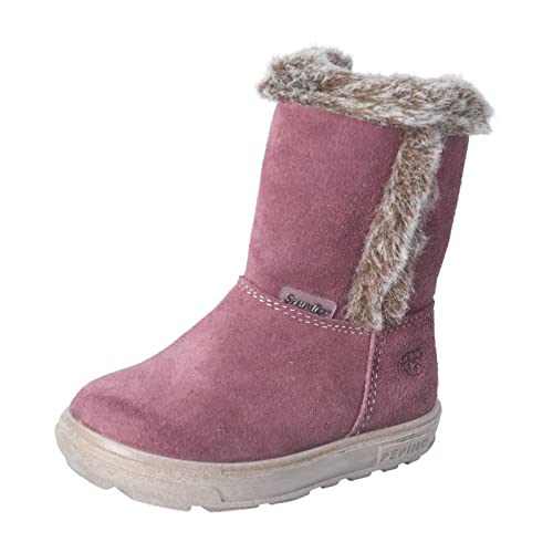 RICOSTA Baby Mädchen Lauflernschuhe USKY,Kinder Stiefel,WMS:Mittel,lose Einlage,Sympatex,Winterboots,Outdoor-Kinderschuhe,warm,Pflaume (380),23 EU von RICOSTA