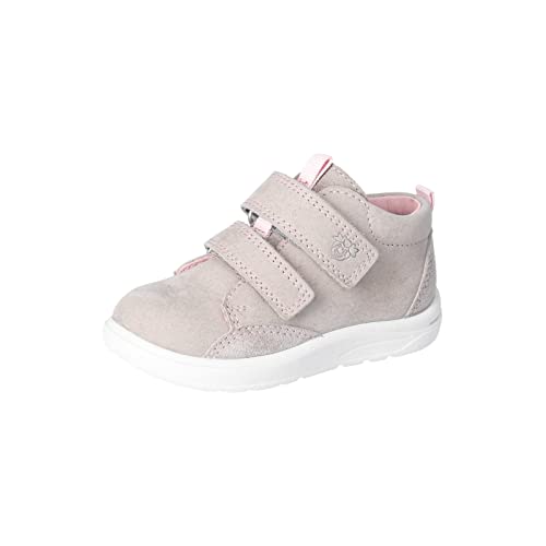 RICOSTA Baby Mädchen Low-Top Sneaker MIKA,Kinder Lauflernschuhe,WMS:Mittel,lose Einlage,Klettverschluss,straßenschuhe,Tundra/rosa (670),24 EU von RICOSTA