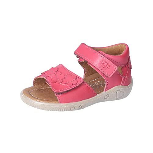 RICOSTA Baby Mädchen Sandalen Tildi,Kinder Lauflernschuhe,WMS:Mittel,Klettverschluss,Sommerschuhe,Freizeitschuhe,offene Schuhe,pink (321),23 EU von RICOSTA