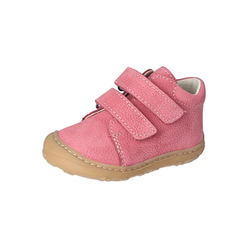 RICOSTA Baby Mädchen Stiefel Chrisy,Kinder Lauflernschuhe,WMS:Mittel,lose Einlage,terracare,Klettstiefel,Booties,Leder,Rosewood (321),20 EU von RICOSTA