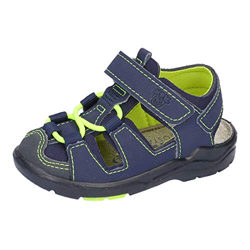 RICOSTA Kinder Sandalen GERY von PEPINO, Weite: Mittel (WMS), halbschuh freizeitschuh klettverschluss kids jungen,nautic/ozean,22 EU / 5.5 Child UK von PEPINO