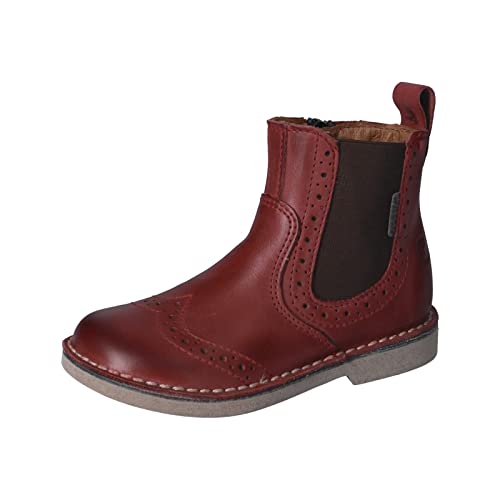 RICOSTA Mädchen und Jungen Stiefel Dallas,Kinder Boots,WMS:Mittel,lose Einlage,Kurzstiefel,Chelsea Boots,reißverschluss,Cognac (260),32 EU von RICOSTA