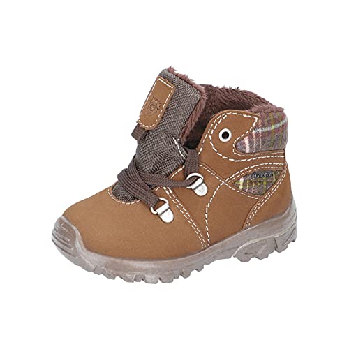 RICOSTA Jungen Boots DESSE von PEPINO, Weite: Mittel (WMS),Sympatex,wasserdicht,winterboots,warm,kids,caramel/schoko (282),24 EU / 7 Child UK von RICOSTA