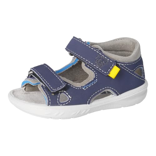 RICOSTA Jungen Badesandalen MANTU, Kinder Lauflernschuhe, Weite: MITTEL, waschbar, Aquaschuhe, Wasserschuhe, Sommerschuhe, Nautic/kies (170), 23 EU von RICOSTA