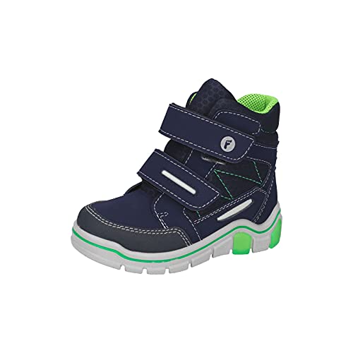 RICOSTA Jungen Boots BENDIX, Weite: Mittel (WMS),Sympatex,Glow in The Dark,warm,gefüttert,wasserdicht,Kids,Nautic/Ozean (174),32 EU / 13 Child UK von RICOSTA