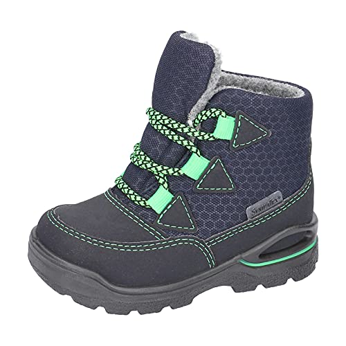 RICOSTA Jungen Boots Emil von Pepino, Weite: Weit (WMS),Sympatex,waschbar,gefüttert,wasserdicht,Kids,warm,See/Ozean (182),20 EU / 4 Child UK von RICOSTA
