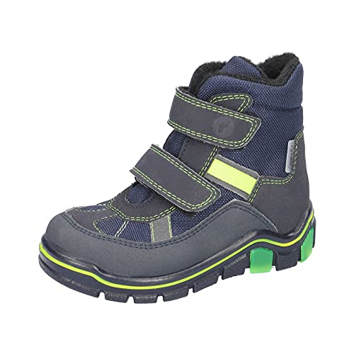 RICOSTA Jungen Boots Gabris, Weite: Weit (WMS),Sympatex,waschbar,Outdoor-Kinderschuhe,gefüttert,wasserdicht,See/Ozean (182),28 EU / 10 Child UK von RICOSTA