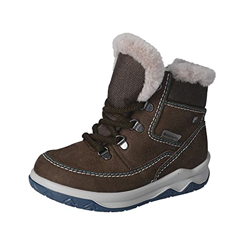 RICOSTA Jungen Boots LEVI, Weite: Mittel (WMS),lose Einlage, TEX,terracare,Outdoor-Kinderschuhe,gefüttert,Army/Schoko (594),37 EU / 4 UK von RICOSTA