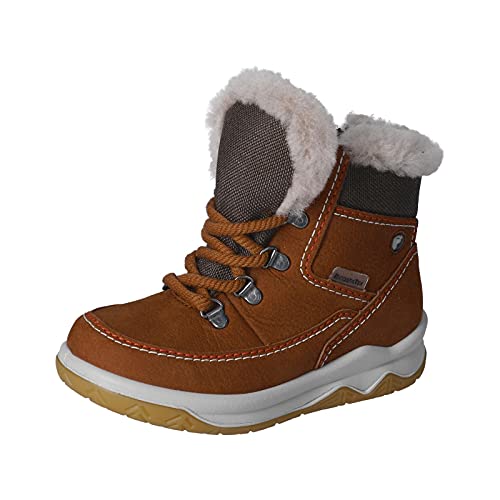 RICOSTA Jungen Boots LEVI, Weite: Weit (WMS),lose Einlage, TEX,terracare,Winterboots,Outdoor-Kinderschuhe,warm,Curry/Schoko (264),33 EU / 1 UK von RICOSTA