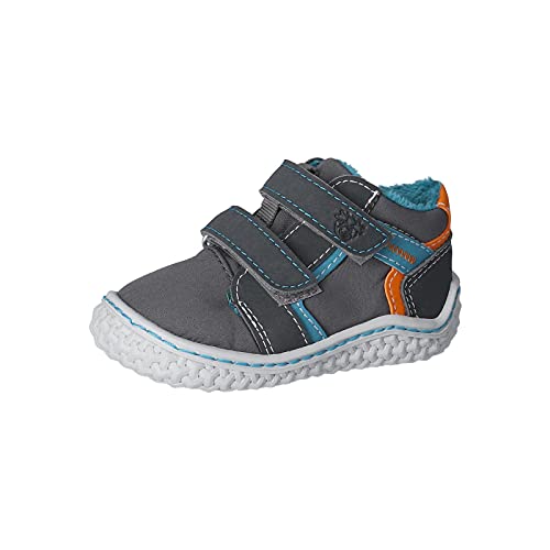 RICOSTA Jungen Halbschuhe Lion von Pepino, Weite: Mittel (WMS),Barfuß-Schuh,Klettschuhe,Strassenschuhe,Graphit/Grigio (454),20 EU / 4 Child UK von RICOSTA