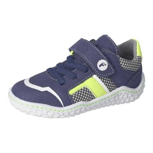 RICOSTA Jungen Kletthalbschuhe Jay, Kinder Halbschuhe, Weite: Mittel, waschbar,vegan, Klettverschluss, Klettschuhe, Sneaker, Ozean/Graphit (180), 31 EU von RICOSTA