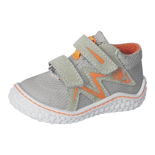RICOSTA Jungen Kletthalbschuhe Patti, Baby und Kleinkinder Lauflernschuhe, Weite: Mittel, waschbar,Barfuß-Schuh, leicht, eukalyptus (530), 21 EU von RICOSTA