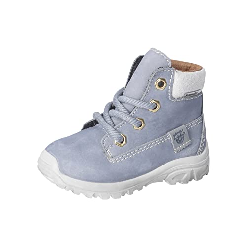 RICOSTA Jungen Lauflernschuhe Dean,Kinder Boots,WMS:Weit,lose Einlage,Sympatex,schnürstiefel,Booties,wasserdicht,calcit (120),27 EU von RICOSTA