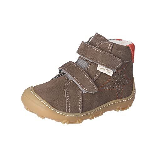 RICOSTA Jungen Lauflernschuhe Donny,Kinder Boots,WMS:Weit,CareTEX,terracare,Barfuß-Schuh,Lauflernschuhe mit Klettverschluss,Army (590),25 EU von RICOSTA