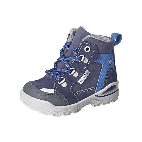 RICOSTA Jungen Winterstiefel Janis,Kinder Lauflernschuhe,WMS:Mittel,lose Einlage,Sympatex,warm,gefüttert,wasserdicht,Stiefel,Nautic (170),25 EU von RICOSTA