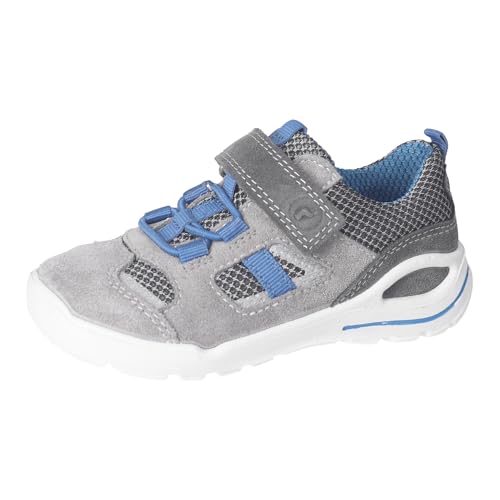 RICOSTA Jungen Low-Top Sneaker Fast, Kinder Halbschuhe, Weite: Mittel, lose Einlage, Klettschuhe, Klettverschluss, straßenschuhe, Graphit (450), 30 EU von RICOSTA