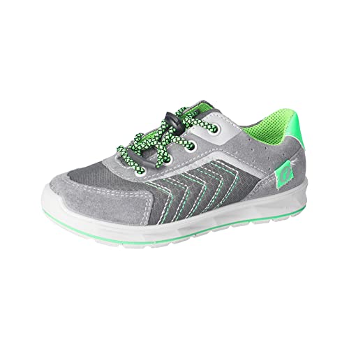 RICOSTA Jungen Low-Top Sneaker LARS,Kinder Halbschuhe,WMS:Mittel,lose Einlage,Sportschuhe,Freizeitschuhe,Turnschuhe,grau (450),30 EU von RICOSTA