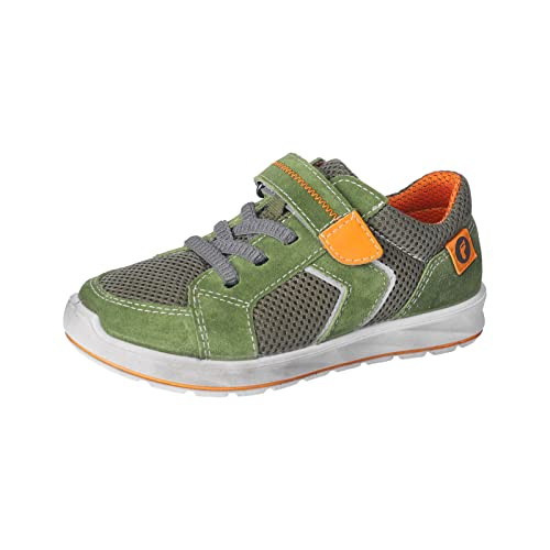 RICOSTA Jungen Low-Top Sneaker Luka,Kinder Halbschuhe,WMS:Mittel,lose Einlage,Freizeitschuhe,Laufschuhe,Klettschuhe,Kaktus/Oliv (580),33 EU von RICOSTA