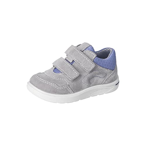 RICOSTA Jungen Low-Top Sneaker NEO,Kinder Lauflernschuhe,WMS:Mittel,lose Einlage,Klettschuhe,Klettverschluss,Halbschuhe,Graphit/Reef (450),27 EU von RICOSTA