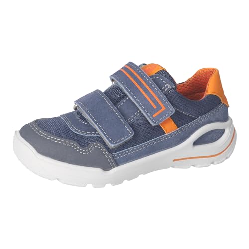 RICOSTA Jungen Low-Top Sneaker Rider, Kinder Halbschuhe, Weite: Mittel, lose Einlage, Klettverschluss, straßenschuhe, Reef/Ozean (140), 25 EU von RICOSTA