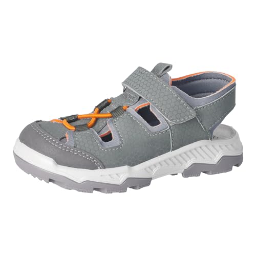 RICOSTA Jungen Sandalen ARIZONA, Kinder Sommerschuhe, waschbar, halbschuhe, klettverschluss, freizeitschuhe, salbei/grau (570), 36 EU von RICOSTA