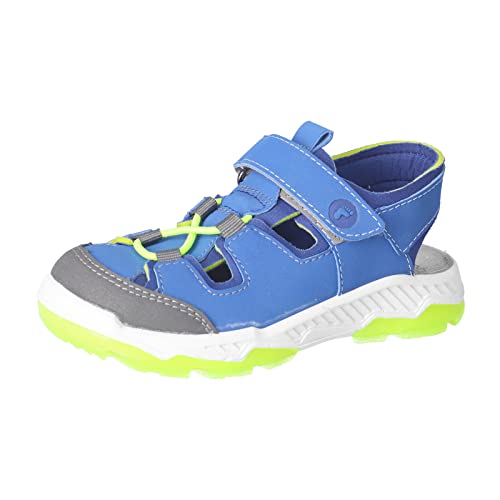 RICOSTA Jungen Sandalen ARIZONA,Kinder Sommerschuhe,waschbar,freizeitschuhe,offene schuhe,strandschuhe,outdoorsandalen,azur/kobalt (140),34 EU von RICOSTA