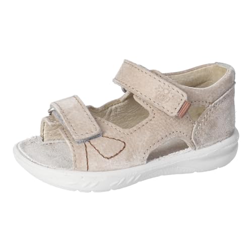 RICOSTA Jungen Sandalen CLAAS, Baby und Kleinkinder Lauflernschuhe, Weite: MITTEL, Strandschuhe, Outdoorsandalen, Klettverschluss, kies (660), 21 EU von RICOSTA
