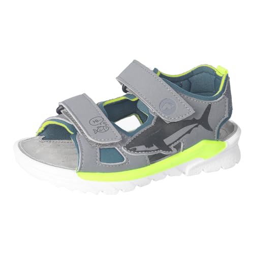 RICOSTA Jungen Sandalen DIVE, Kinder Sommerschuhe, Weite: Mittel, waschbar, freizeitschuhe, offene schuhe, strandschuhe, graphit/storm (450), 25 EU von RICOSTA