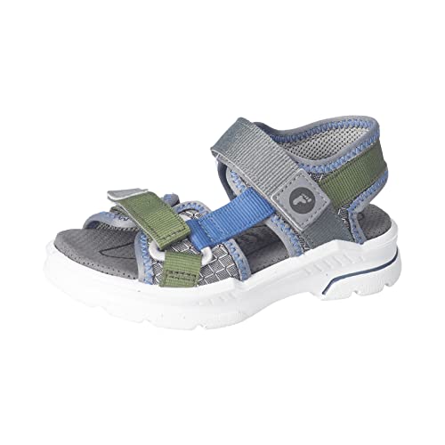 RICOSTA Jungen Sandalen FERNANDO,Kinder Sommerschuhe,WMS:Mittel,outdoorsandalen,halbschuhe,klettverschluss,graphit (450),27 EU von RICOSTA